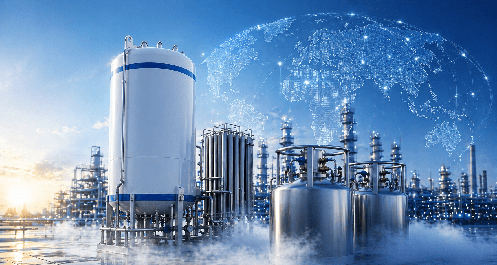 криогенный газовоз перевозка сжиженных газов логистика СПГ
